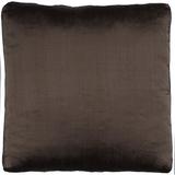 House of Hampton® Madrid Dupioni Box Throw Pillow Cover & Insert Silk/Down/Feather in Brown | 18 H x 18 W x 2 D in | Wayfair