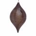 The Holiday Aisle® 11.5" Wood Grain Drop Christmas Ornament Plastic in Gray | 11.5 H x 6 W x 6 D in | Wayfair 552DD1AAA34347C4AE66A16F8E7EF12B