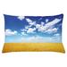 East Urban Home Indoor/Outdoor Lumbar Pillow Cover Polyester | 16 H x 26 W x 0.1 D in | Wayfair 4021D4E30C8B47968F6C3E2C79A73C5E