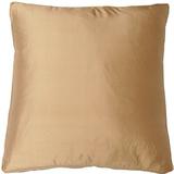 House of Hampton® Madrid Dupioni Box Throw Pillow Cover & Insert Silk/Down/Feather in Brown | 18 H x 18 W x 2 D in | Wayfair