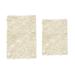 House of Hampton® Modesto Collection 100% Cotton Bath Rug w/ Spray Latex Backing 100% Cotton in Pink/White/Brown | Wayfair