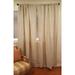 Red Barrel Studio® Dansby Solid Semi-Sheer Thermal Rod Pocket Single Curtain Panel Linen in White | 84 H in | Wayfair 12505Natural84