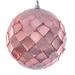 The Twillery Co.® 4.75" Net Beaded Ball Plastic in Pink | 4.75 H x 4.75 W x 4.75 D in | Wayfair B9600479C1F845DE9A6CFBC7116D23AF