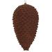 The Holiday Aisle® Flocked Pinecone Christmas Ornament Plastic in Brown | 10 H x 4.5 W x 4.5 D in | Wayfair 37116C4243BA461DA50B0650639509D6