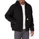 Carhartt Men's Duck Active Jacket Work Utility Outerwear, Black, M