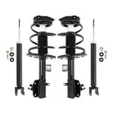 2013-2018 Nissan Altima Front and Rear Suspension Strut and Shock Absorber Assembly Kit - Unity 4-11633-255030-001