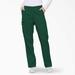 Dickies Women's Eds Signature Tapered Leg Cargo Scrub Pants - Hunter Green Size 4Xl (86106)