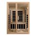 Dynamic Infrared Santiago 2 - Person Indoor FAR Infrared Sauna in Hemlock in Brown | 75 H x 40 W x 46 D in | Wayfair DYN-6209-01