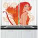 East Urban Home Zodiac Sagittarius 55" 2 Piece Kitchen Curtain Set Polyester | 39 H x 55 W x 2.5 D in | Wayfair 6863E8BE6FE049D290FC26D31E181F65