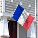 ANLEY France Flag Polyester 36 x 60 in. House Flag in Blue/Gray | 36 H x 60 W in | Wayfair A.Flag.France.2PC