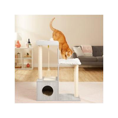 Frisco 41-in Modern Cat Tree & Condo, Gray