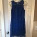 J. Crew Dresses | Jcrew Royal Blue Lace Sheath Dress | Color: Blue | Size: 6