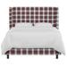 August Grove® Fuhrman Low Profile Standard Bed Upholstered/Metal/Cotton | 55 H x 65 W x 85 D in | Wayfair 7FBBCC7876F644C08B8F678964BF38EA