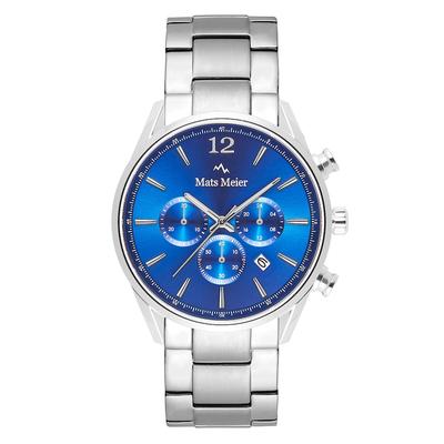 Mats Meier - Herrenuhr Mats Meier Grand Cornier silber - edelstahl Herrenuhren 1 ct (111.99 € / 1 ct)