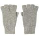 Johnstons of Elgin Womens Cashmere Fingerless Gloves - Silver