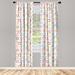 East Urban Home Semi-Sheer Rod Pocket Curtain Panels Polyester | 84 H in | Wayfair A589887029EA417AAD04BF00D5C00317