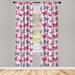 East Urban Home Spring Floral Semi-Sheer Rod Pocket Curtain Panels Polyester | 95 H in | Wayfair 0F4FB2B48B0145AEA2CAE9BE891A8BA9