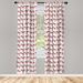 East Urban Home Ice Cream Semi-Sheer Rod Pocket Curtain Panels Polyester | 84 H in | Wayfair 4CE7811CC06042CAB3D795D6D3F74768
