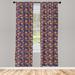 East Urban Home Semi-Sheer Rod Pocket Curtain Panels Polyester | 84 H in | Wayfair F855A46680C341E7BE81EFCECA967A17