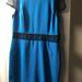 Nine West Dresses | *Nwt* Beautiful Dress With Mesh Detailing | Color: Black/Blue | Size: 14