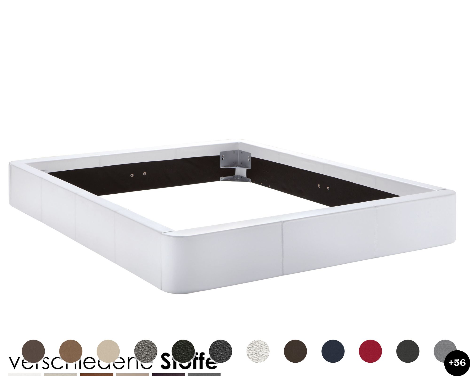 Hasena Dream-Line Bettrahmen Ciara 28/4S 140x200 cm / PK4 Echtleder 516 notte