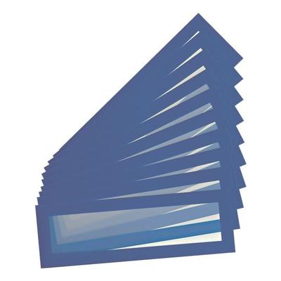 10er-Set Magnetrahmen/Inforahmen »Magneto Solo Pro« für Überschriften A4/A5 blau, Tarifold, 23x7.5 cm