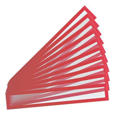 10er-Set Magnetrahmen/Inforahmen »Magneto Solo Pro« für Überschriften A3/A2 rot, Tarifold, 44x7.5 cm