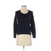 Lands' End Pullover Sweater: Black Tops - Women's Size Small Petite