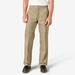 Dickies Men's Big & Tall Loose Fit Double Knee Work Pants - Khaki Size 48 30 (85283)