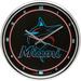 WinCraft Miami Marlins Chrome Wall Clock