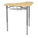 Learniture Boomerang Adjustable Height Collaborative Desk Plastic/Metal | 33 H x 36 W x 28 D in | Wayfair LNT-INM1032SM-SO