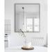 Wade Logan® Arvinjot Destiney Modern & Contemporary Beveled Frameless Accent Mirror in White | 20 H x 36 W x 0.25 D in | Wayfair