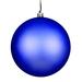 The Twillery Co.® Holiday Décor Ball Ornament Plastic in Indigo | Wayfair 3561E9D1F90546F7A855F4A40F35E22F