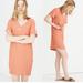 Madewell Dresses | Madewell Side Button Easy Dress In Sweet Dahlia | Color: Orange/Pink | Size: Xs