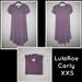 Lularoe Dresses | Lularoe Carly Dress | Color: Purple | Size: Xxs