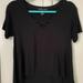 American Eagle Outfitters Tops | American Eagle Soft&Sexy Flowy Tee | Color: Black | Size: Xxs