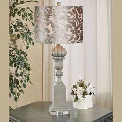 Brynn Table Lamp Gray , Gray