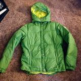 American Eagle Outfitters Jackets & Coats | Ae Down Feather Green Puffer Jacket With Bag | Color: Green | Size: S