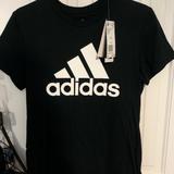 Adidas Tops | Brand New Adidas Tee | Color: Black/White | Size: M