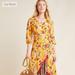 Anthropologie Dresses | Anthro (Farm Rio) "Soigne Wrap Dress" | Color: Orange/Red | Size: Various