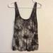 American Eagle Outfitters Tops | American Eagle Soft And Sexy Tye Dye Tank Xs | Color: Gray/White | Size: Xs