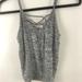 American Eagle Outfitters Tops | American Eagle Cute Tank Top Criss Cross Sp | Color: Black/White | Size: Sp