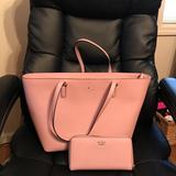 Kate Spade Bags | Authentic Pink Kate Spade Handbag W/ Wallet. Used | Color: Pink | Size: Os