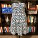 American Eagle Outfitters Dresses | American Eagle Floral Strapless Summer Dress | Color: Blue/White | Size: 4