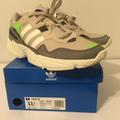 Adidas Shoes | Adidas 'Yung-96' Casual Running Shoes Solar Green | Color: Gray/Green | Size: 11.5