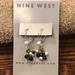 Nine West Jewelry | Brand New Nine West Earrings | Color: Black/White | Size: Os