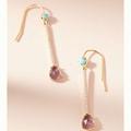 Anthropologie Jewelry | Anthropologie Ada Matchstick Earrings | Color: Gold/Purple | Size: Os