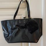 Kate Spade Bags | Authentic Kate Spade Black Logo Tote Zip Top Bag | Color: Black | Size: 17 X 19 X 6 Inches Wide