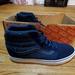 Vans Shoes | Blue Vans | Color: Blue/White | Size: 9.5