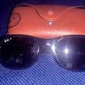 Ray-Ban Accessories | Authentic Polarized Ray Ban Glasses With Case | Color: Black/Brown | Size: Os